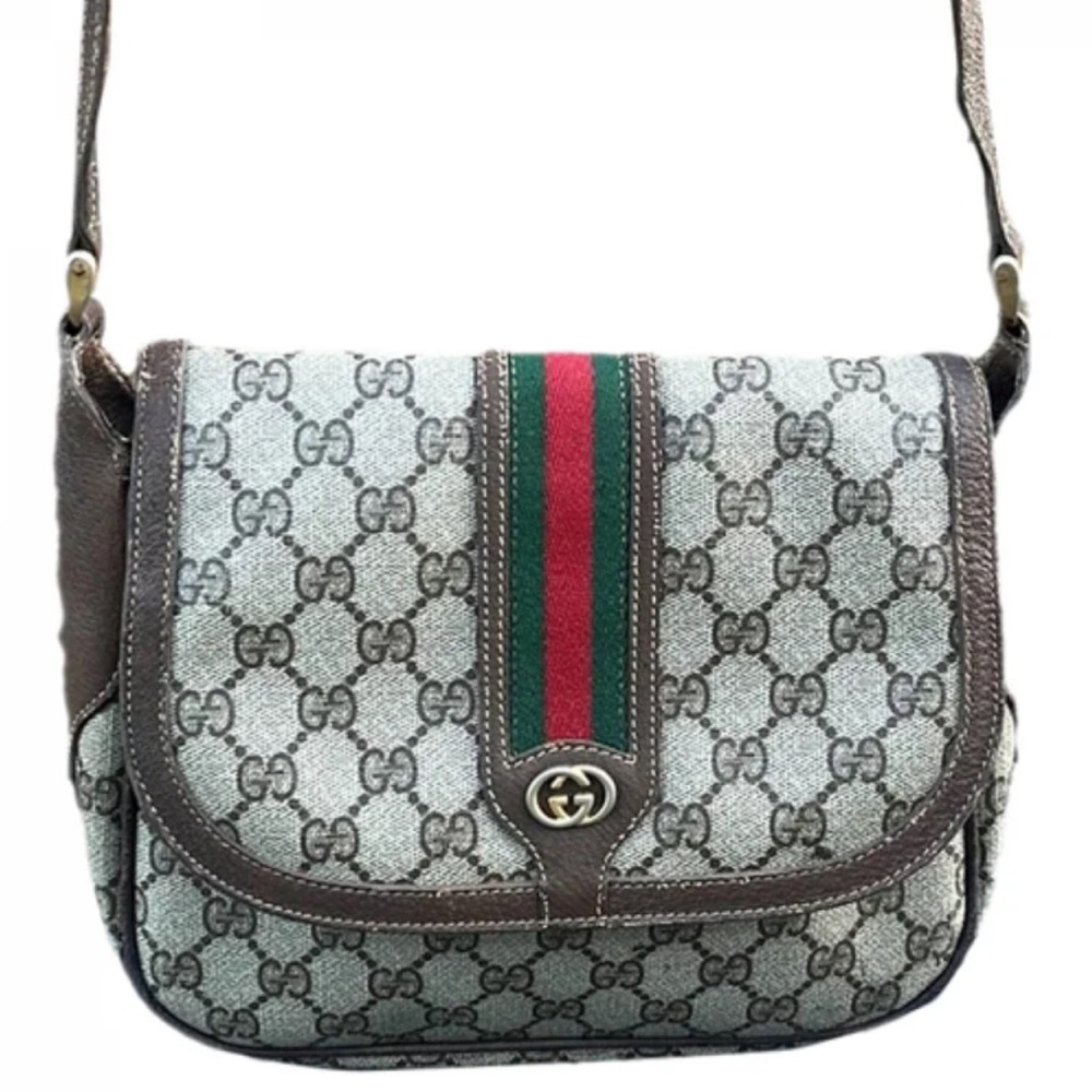 Gucci Crossbody Bag in Brown and Green